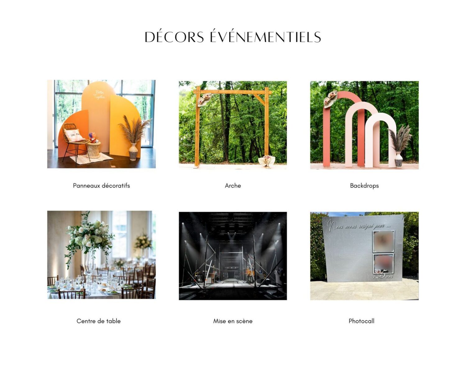 anniversaire mariage agence évènementielle spécialisée dans la location de mobilier événementiel et la création et organisation d'évènement dans le sud de la France de st tropez à Monaco organise des mariage anniversaire soirées d'entreprise décors événementiels arche ballons mise en scène show lumière éclairage sonorisation dj fleurs composition florale photocall backdrops panneaux décoratifs anniversaire
